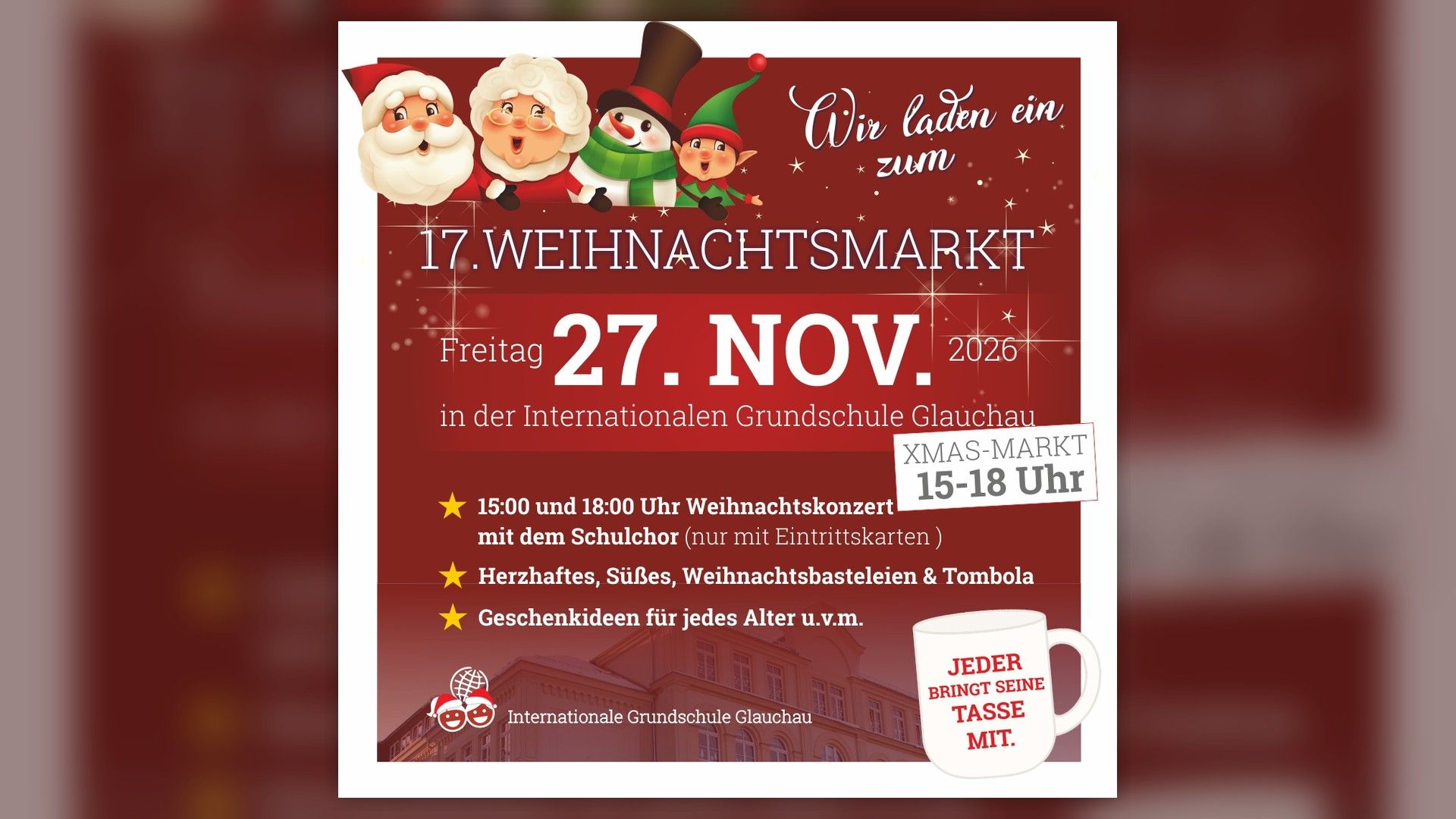 Weihnachtsmarkt und Weihnachtskonzert